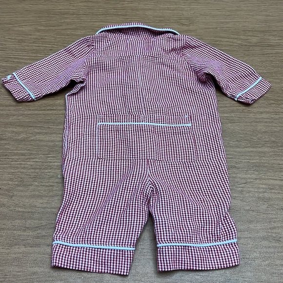 Petite Plume Baby Romper lightweight flannel size 0/3M - Picture 4 of 7